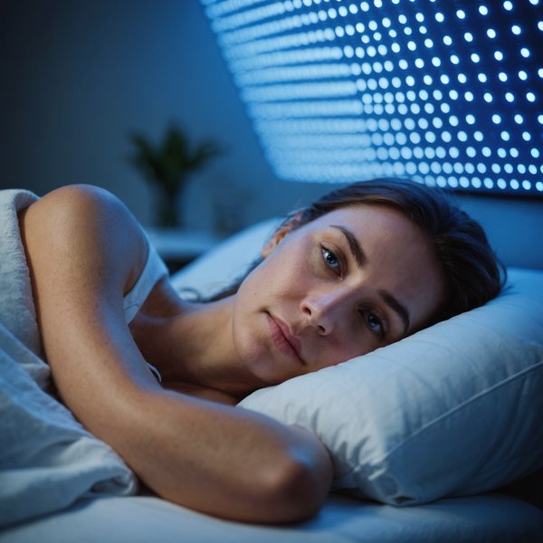 Quels sont les effets de la thérapie par la lumière bleue sur la gestion des troubles du sommeil?