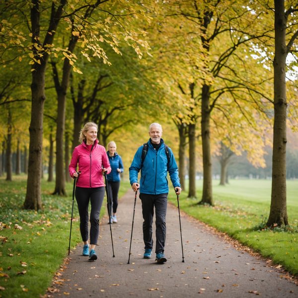 Comment la pratique de la marche nordique peut-elle améliorer la santé cardiovasculaire et la posture ?